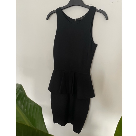 BCBG - Francis - Puplum Dress - Black - XS - Picture 5 of 10